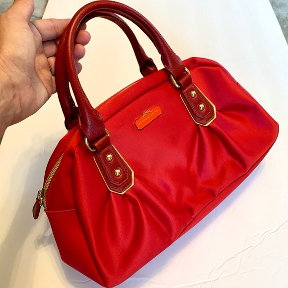 Victoria's Secret Bags Victorias Secret Red Satin Top Handle Purse